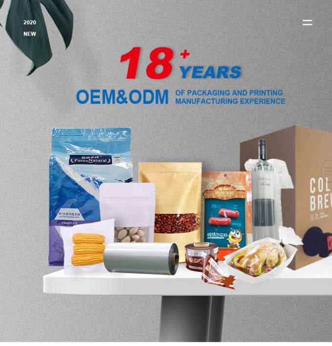 El papel de aluminio de encargo de Logo Print Colorful Snack Food de la fábrica de China se levanta la bolsa
