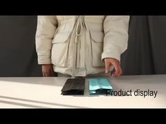 El papel de aluminio de empaquetado del té del café de la proteína claro se levanta la bolsa con la cremallera