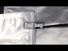 La comida Ziplock de plata hermética que se puede volver a sellar Doypack de la bolsa del bolso de la hoja se coloca encima de bolsos de las bolsas