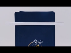 El acondicionamiento de los alimentos que se puede volver a sellar biodegradable con el papel de Kraft de la ventana se levanta la bolsa