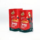 Colorful Moisture Proof Snack Food Packaging Bags Kraft Paper Bag With Zipper