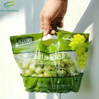 Empaquetado biodegradable Ziplockk que se puede volver a sellar de las verduras frescas para las frutas y verduras